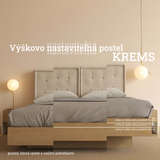 Jasanová adaptabilní postel Krems.