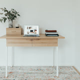 Oak dining table Formig Metall.