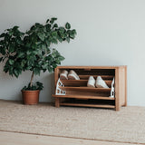 Versteck solid oak shoe rack.