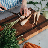 Oak-walnut cutting board Spok.