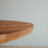 Ritter oval oak dining table.