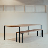 Zeit oak dining table.