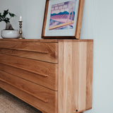 Ritual oak chest of drawers.