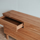 Ritual oak chest of drawers.