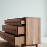 Ritual oak chest of drawers.