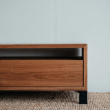Verloren oak TV table.