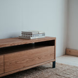 Verloren oak TV table.