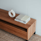 Verloren oak TV table.